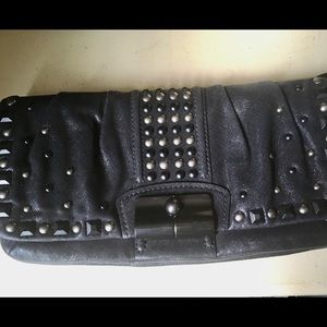 Authentic COACH Leatherware clutch with hardware